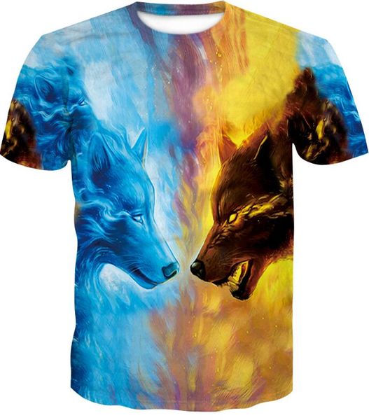 blue wolf harajuku wolf 3d print cool t-shirt men/women summer tees t shirt fashion t shirts m- 4xl, White;black 
blue wolf harajuku wolf 3d print cool t-shirt men/women summer tees t shirt fashion t shirts m- 4xl, White;black