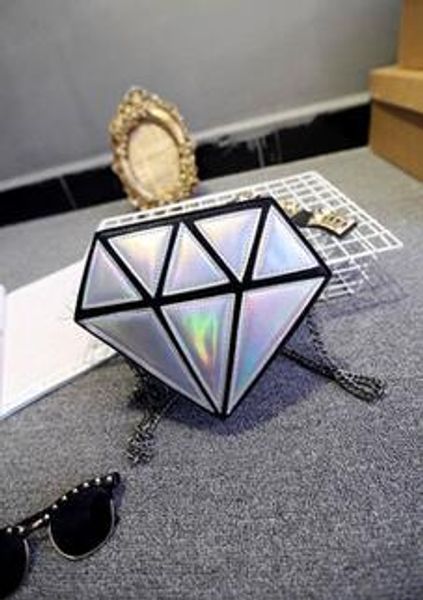 fashion hologram bag diamond shape laser holographic crossbody chain bag women messenger bags
fashion hologram bag diamond shape laser holographic crossbody chain bag women messenger bags