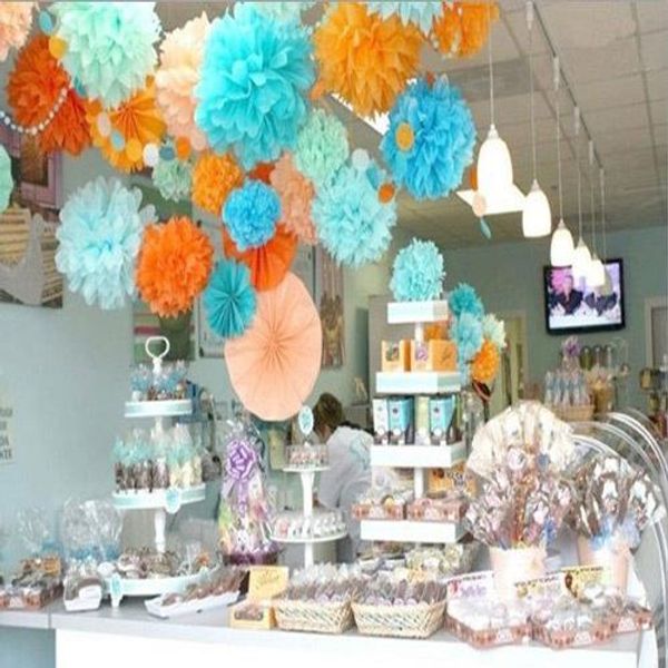 wholesale - 50pcs 8"(20cm) tissue paper pom poms wedding party decor craft festival decoration
wholesale - 50pcs 8"(20cm) tissue paper pom poms wedding party decor craft festival decoration