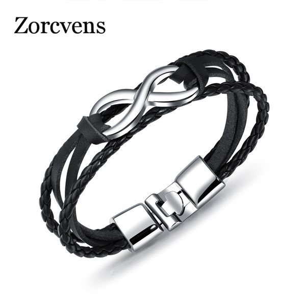 zorcvens 2018 fashion infinity 8 bracelet hand-woven wrap leather bracelet rope chain 6 colors men jewelry, White
zorcvens 2018 fashion infinity 8 bracelet hand-woven wrap leather bracelet rope chain 6 colors men jewelry, White