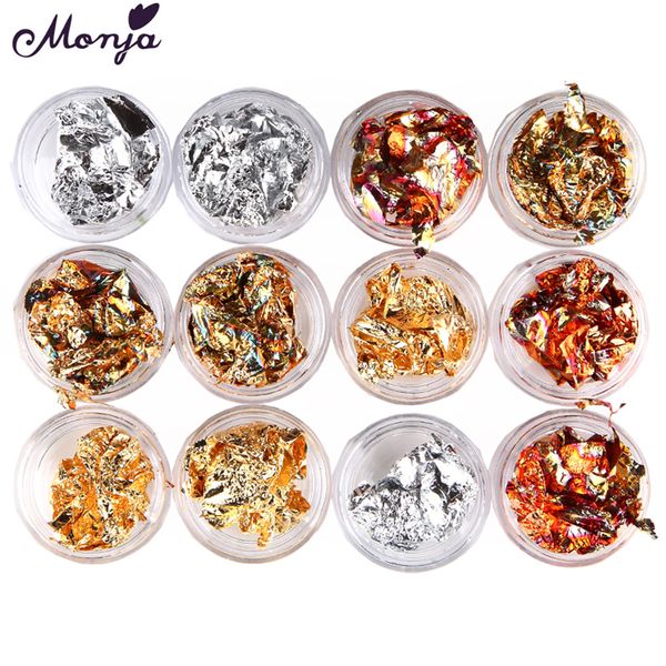 12 boxes gold silver foil paper nail tin foil transfer stickers nail manicure decal stickers, Black
12 boxes gold silver foil paper nail tin foil transfer stickers nail manicure decal stickers, Black