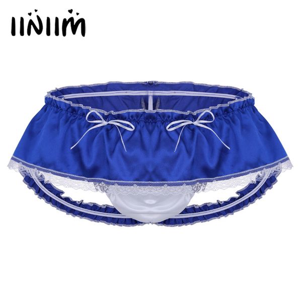 mens sissy gay lingerie panties for male soft shiny satin ruffled 3 bum straps skirted panties lace briefs underwear underpants, Black;white
mens sissy gay lingerie panties for male soft shiny satin ruffled 3 bum straps skirted panties lace briefs underwear underpants, Black;white