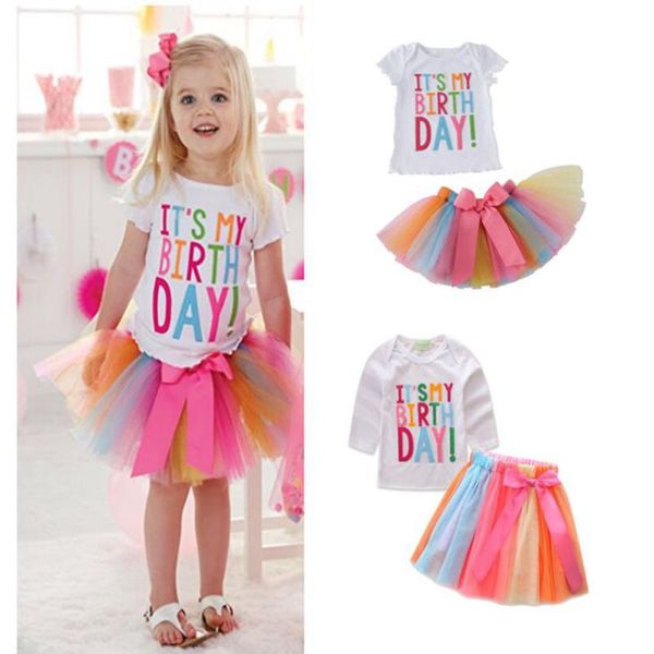 toddler kids baby birthday clothing set girls summer clothes its my birthday tees t shirt tulle skirts with bow tie for girls, White
toddler kids baby birthday clothing set girls summer clothes its my birthday tees t shirt tulle skirts with bow tie for girls, White