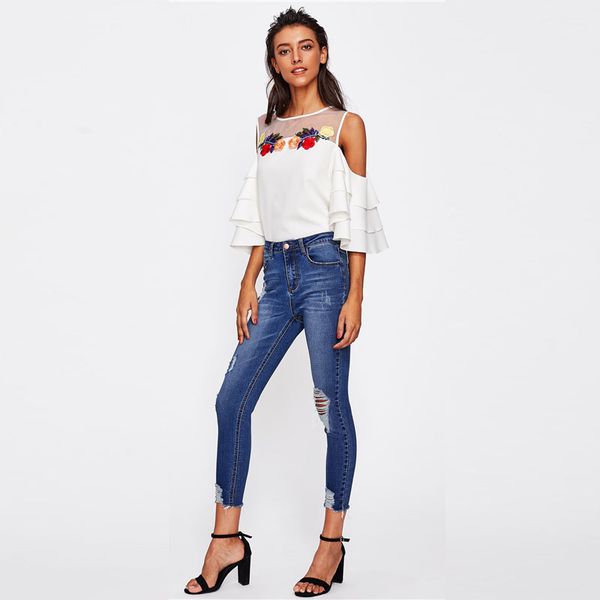 washed ripped blue bleach wash distressed rock denim jeans women casual high waist button fly ripped pants skinny jeans
washed ripped blue bleach wash distressed rock denim jeans women casual high waist button fly ripped pants skinny jeans