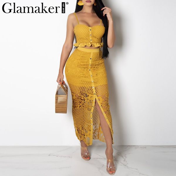 glamaker split mesh hollow out two-piece suit dress autumn fitness ruffle buttons sundress women winter dress vestidos de festa, White;black
glamaker split mesh hollow out two-piece suit dress autumn fitness ruffle buttons sundress women winter dress vestidos de festa, White;black