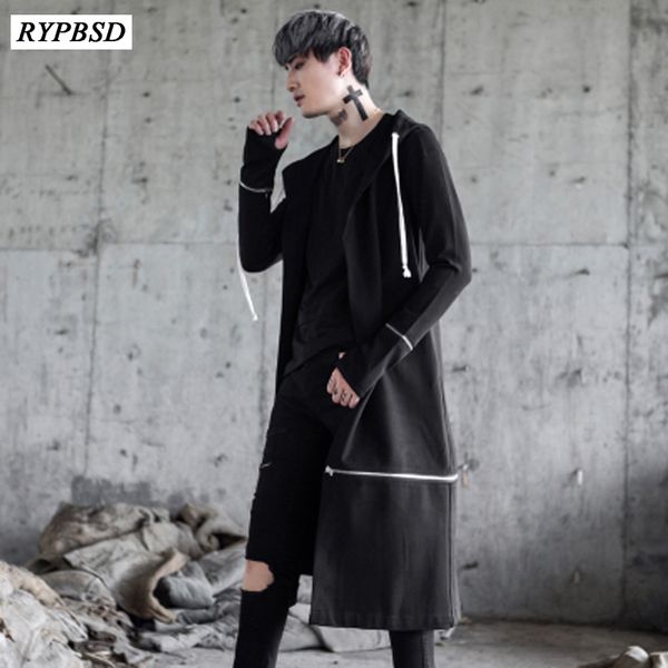 2019 new men high street fashion hip hop hooded men trench coat punk style male casual long cardigan windbreaker jacket, Tan;black
2019 new men high street fashion hip hop hooded men trench coat punk style male casual long cardigan windbreaker jacket, Tan;black