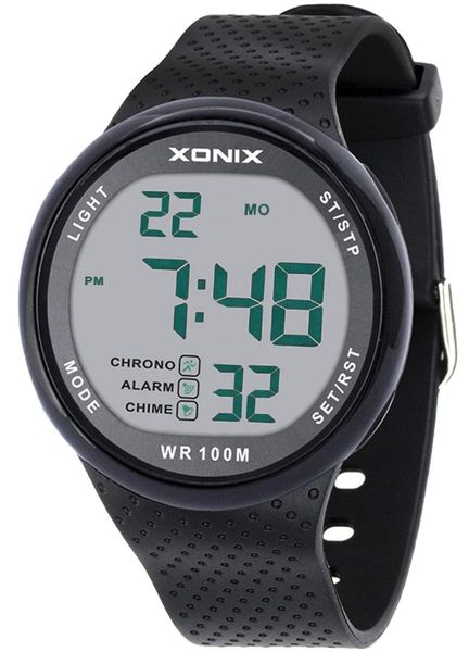 ergonomic and minimalist vogue men's 100m waterproof sports black large digits digital dive watch (can be pressed underwater, Slivery;brown
ergonomic and minimalist vogue men's 100m waterproof sports black large digits digital dive watch (can be pressed underwater, Slivery;brown