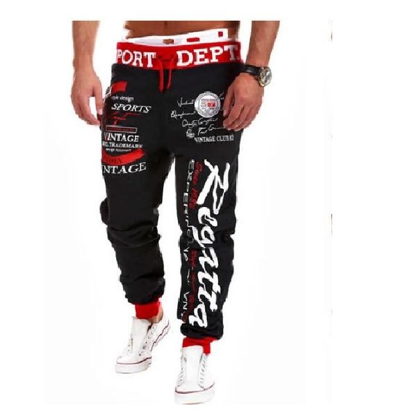 outdoor digital letter printing loose fitness pants men draw string hip hop sweatpants cross pants, Black
outdoor digital letter printing loose fitness pants men draw string hip hop sweatpants cross pants, Black