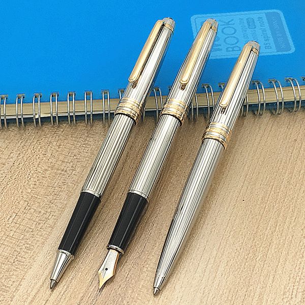 luxury MB pen Meisterstucks P163 metal LINES Ballpoint/Rollerball/Fountain pen ag925 office stationary Great meister options
luxury MB pen Meisterstucks P163 metal LINES Ballpoint/Rollerball/Fountain pen ag925 office stationary Great meister options