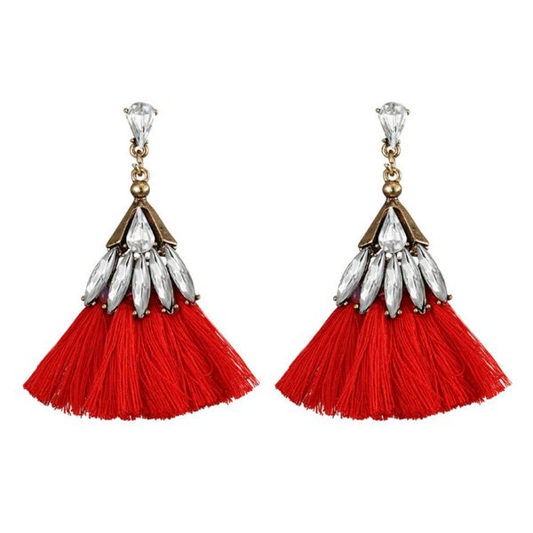 ethnic crystal fringing dangle earrings for women trend tassel drops earrings bohemian jewelry birthday christmas gift wholesale, Silver
ethnic crystal fringing dangle earrings for women trend tassel drops earrings bohemian jewelry birthday christmas gift wholesale, Silver