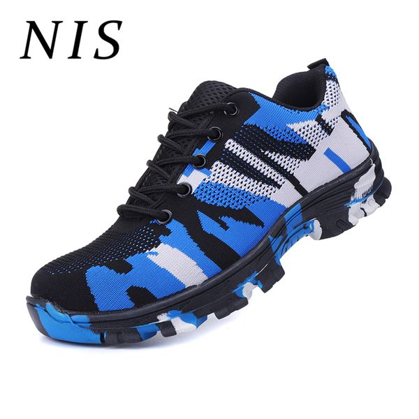 nis big size camouflage lightweight work safety shoes men anti-smashing steel toe anti-puncture sport sneakers hiking mens shoes, Black
nis big size camouflage lightweight work safety shoes men anti-smashing steel toe anti-puncture sport sneakers hiking mens shoes, Black