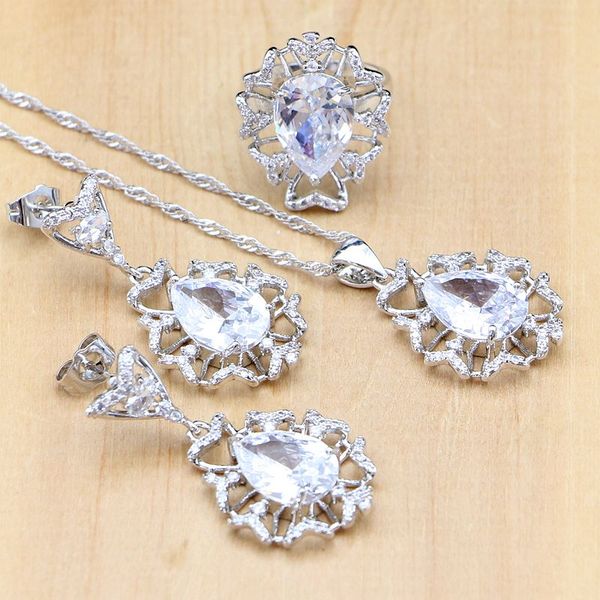 mystic white crystal jewelry sets 925 silver jewelry for women earrings/pendant/necklace/ring boite cadeau, Slivery;golden
mystic white crystal jewelry sets 925 silver jewelry for women earrings/pendant/necklace/ring boite cadeau, Slivery;golden