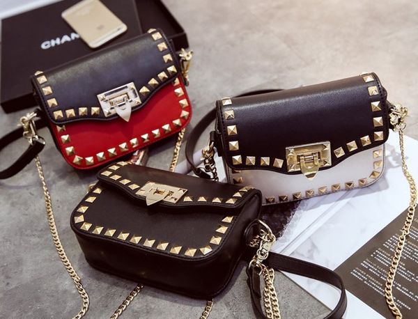 2018 spring and summer new fashion ladies bags factory direct single shoulder bag rivet bag handbags
2018 spring and summer new fashion ladies bags factory direct single shoulder bag rivet bag handbags