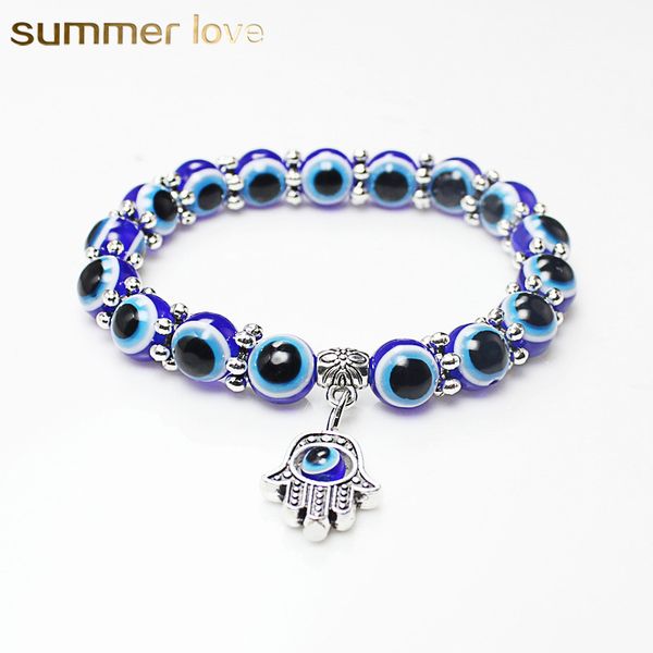fashion turkey evil blue eyes beaded bracelets strands men women religious hamsa hand charms bracelet & bangles wholesale jewelry, Black
fashion turkey evil blue eyes beaded bracelets strands men women religious hamsa hand charms bracelet & bangles wholesale jewelry, Black