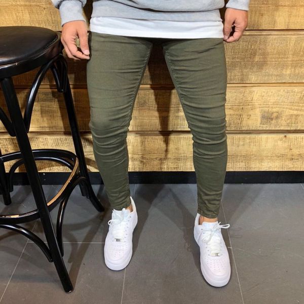 fashion men's slim fit straight leg trousers casual pencil solid pants, Black
fashion men's slim fit straight leg trousers casual pencil solid pants, Black