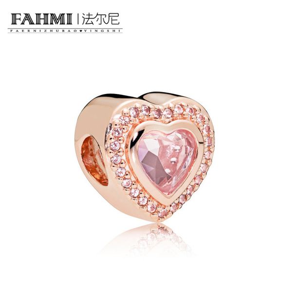 fahmi 100% 925 sterling silver new 787608npm rose sparkling love heart charm beaded original jewelry women's holiday gift, Black
fahmi 100% 925 sterling silver new 787608npm rose sparkling love heart charm beaded original jewelry women's holiday gift, Black