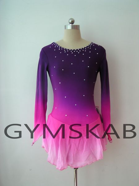 2018 elegant figure skating dress women's girl's customized ice skating dress long-sleeved gymnastics costume 5093, Black;red
2018 elegant figure skating dress women's girl's customized ice skating dress long-sleeved gymnastics costume 5093, Black;red