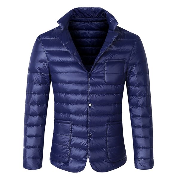 2018 new men's winter white down jacket men's self-cultivation business casual warm jacket winter down xd430, Black
2018 new men's winter white down jacket men's self-cultivation business casual warm jacket winter down xd430, Black