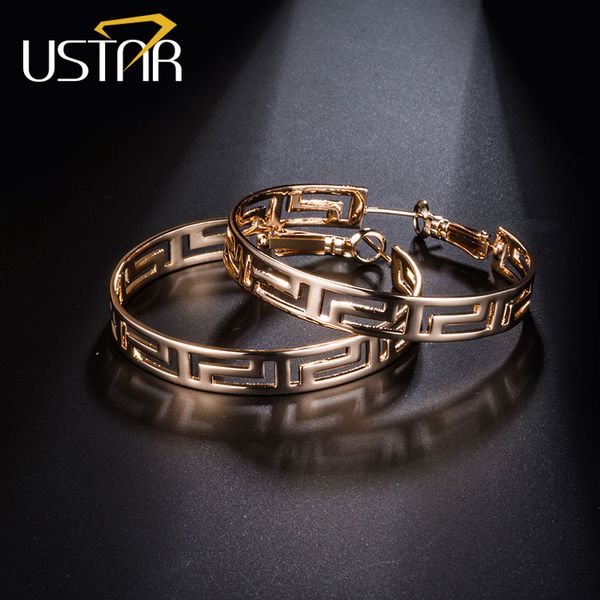 whole saleustar bohemia big round hoop earrings for women rose gold color fashion wedding jewelry earrings female brincos pending mujer, Golden;silver
whole saleustar bohemia big round hoop earrings for women rose gold color fashion wedding jewelry earrings female brincos pending mujer, Golden;silver