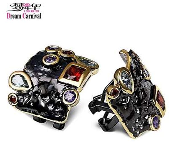 dreamcarnival 1989 elegant multi zirconia stud earrings for women vintage black gold color gothic unique jewelry drop shipping, Golden
dreamcarnival 1989 elegant multi zirconia stud earrings for women vintage black gold color gothic unique jewelry drop shipping, Golden