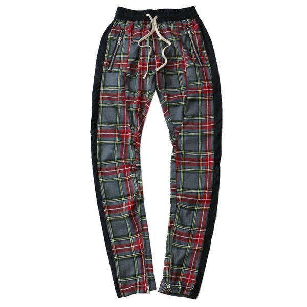 2020 men's casual pants high street men plaid pants side stripe zipper slim fit sweatpants mens fashion streetwear trousers, Black
2020 men's casual pants high street men plaid pants side stripe zipper slim fit sweatpants mens fashion streetwear trousers, Black