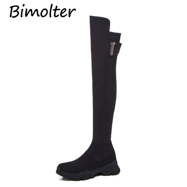bimolter women sheep suede leather over the knee boots ladies long thigh stretch shoes autumn winter comfortable shoe nb002, Black
bimolter women sheep suede leather over the knee boots ladies long thigh stretch shoes autumn winter comfortable shoe nb002, Black