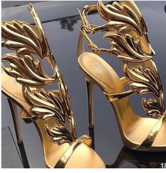 Весенние женские сандалии на высоких каблуках 2019 Flame Metal Leaf Wing Сандалии на высоком
Весенние женские сандалии на высоких каблуках 2019 Flame Metal Leaf Wing Сандалии на высоком