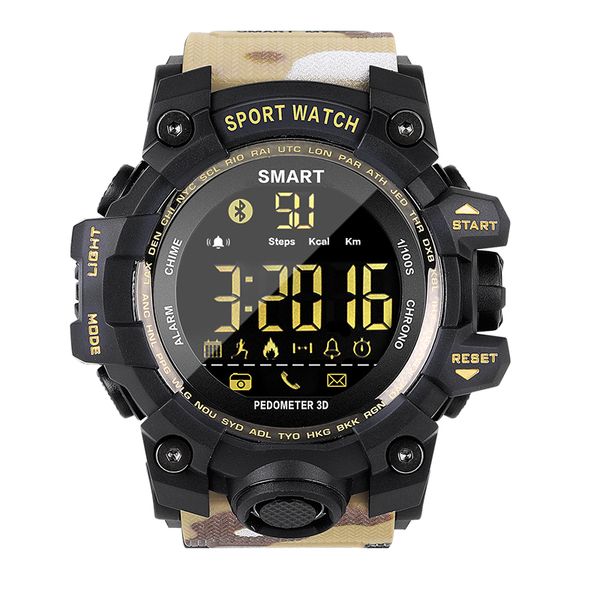 smart watch outdoor sports camouflage wind charging 50m waterproof luminous dial phone information prompt alarm p, Slivery;brown
smart watch outdoor sports camouflage wind charging 50m waterproof luminous dial phone information prompt alarm p, Slivery;brown