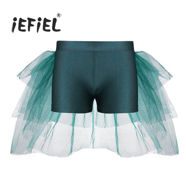 iefiel kids teen ballet shorts bottoms with attached bustle tiered mesh for ballet gymnastics leotard girls dance performance, Black;red
iefiel kids teen ballet shorts bottoms with attached bustle tiered mesh for ballet gymnastics leotard girls dance performance, Black;red