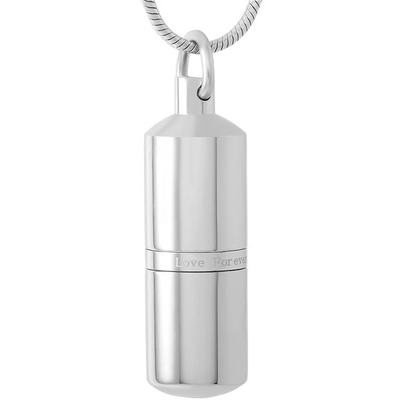 ijd9141 stainless steel silver capsule shape cremation souvenir pendant for ashes urn keepsake memorial necklace jewelry for gift
ijd9141 stainless steel silver capsule shape cremation souvenir pendant for ashes urn keepsake memorial necklace jewelry for gift