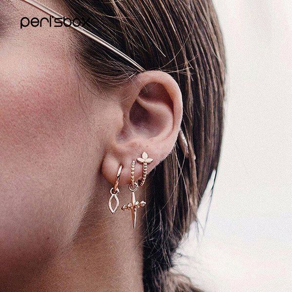 peri'sbox 2018 boho gold color open cross hoop earrings for women 3pcs/set small cross charms earring hoops minimalist jewelry, Golden;silver
peri'sbox 2018 boho gold color open cross hoop earrings for women 3pcs/set small cross charms earring hoops minimalist jewelry, Golden;silver