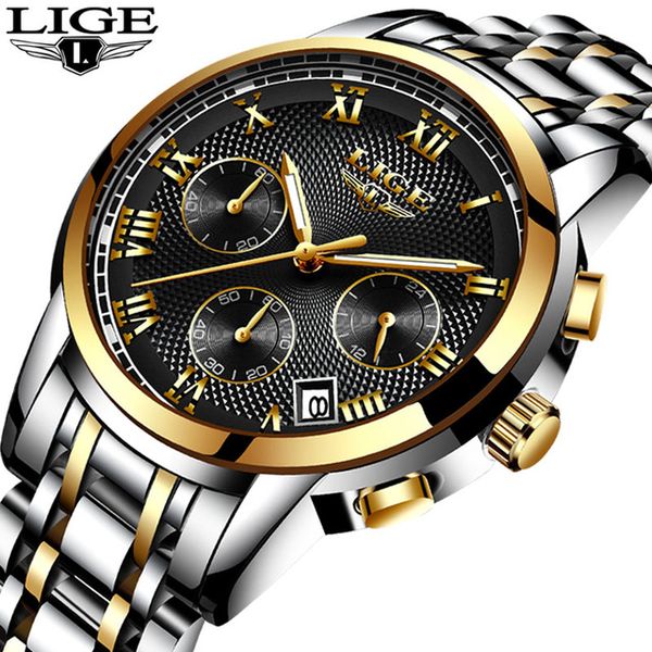usa warehouse lige watch men fashion sport quartz clock mens watches full steel business waterproof watch relogio masculino, Slivery;brown
usa warehouse lige watch men fashion sport quartz clock mens watches full steel business waterproof watch relogio masculino, Slivery;brown