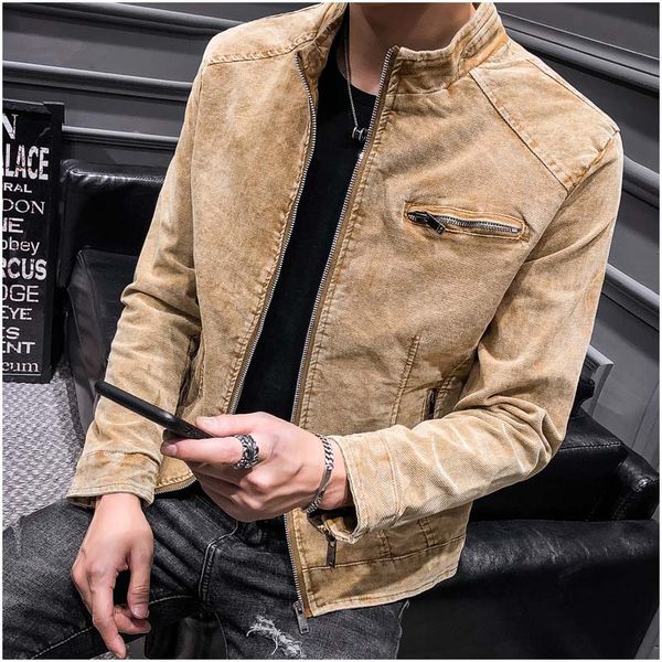 kunyulang men clothes 2018 fashion jacket autumn casual zipper jacket and coat yellow/grey/blue size m~3xl 1856, Black;brown
kunyulang men clothes 2018 fashion jacket autumn casual zipper jacket and coat yellow/grey/blue size m~3xl 1856, Black;brown