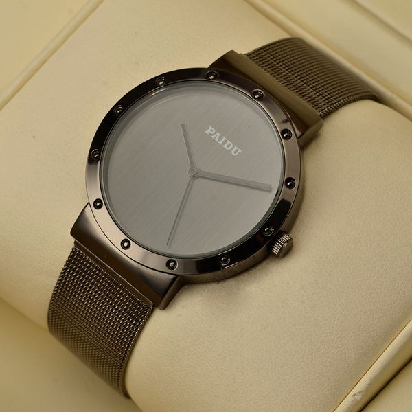 paidu fashion luxury lovers' watch men women popular steel mesh watches mens womens watch hour clock reloj hombre, Slivery;brown
paidu fashion luxury lovers' watch men women popular steel mesh watches mens womens watch hour clock reloj hombre, Slivery;brown