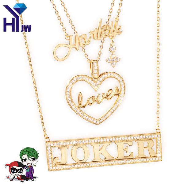 whole saleheyu marvel marvel suicide squad quinn loves the joker love hear golden crystal chain pendent necklace best friend bff, Silver
whole saleheyu marvel marvel suicide squad quinn loves the joker love hear golden crystal chain pendent necklace best friend bff, Silver
