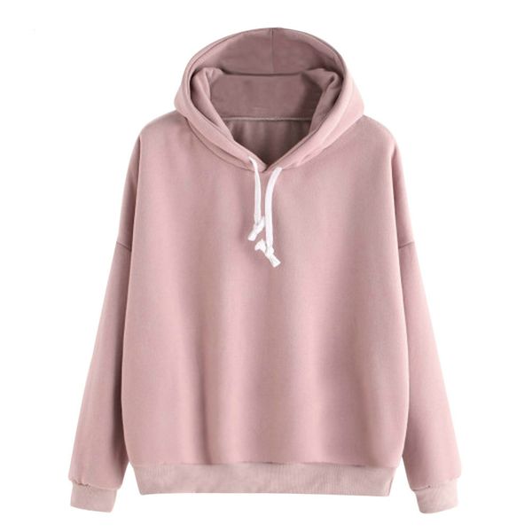 2018 pink women's gown with a hood hoodies ladies solid long sleeve casual hooded harajuku clothes autumn sweatshirts for women, Black
2018 pink women's gown with a hood hoodies ladies solid long sleeve casual hooded harajuku clothes autumn sweatshirts for women, Black