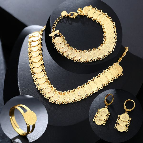 new classic arab coin jewelry sets gold color necklace & bracelet earrings ring middle eastern muslim coin accessories, Slivery;golden
new classic arab coin jewelry sets gold color necklace & bracelet earrings ring middle eastern muslim coin accessories, Slivery;golden