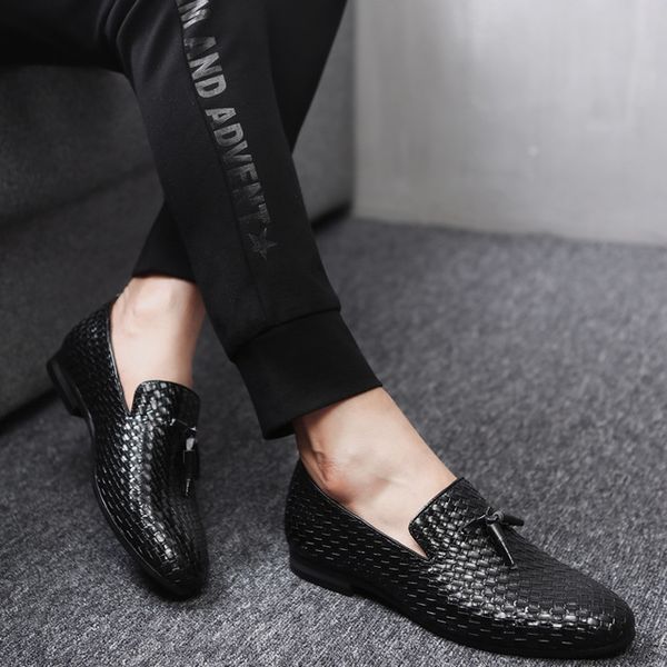 luxury men tassel loafers shoes slip on party wedding formal dress shoes flats loafers male moccasins plus size q-250, Black
luxury men tassel loafers shoes slip on party wedding formal dress shoes flats loafers male moccasins plus size q-250, Black