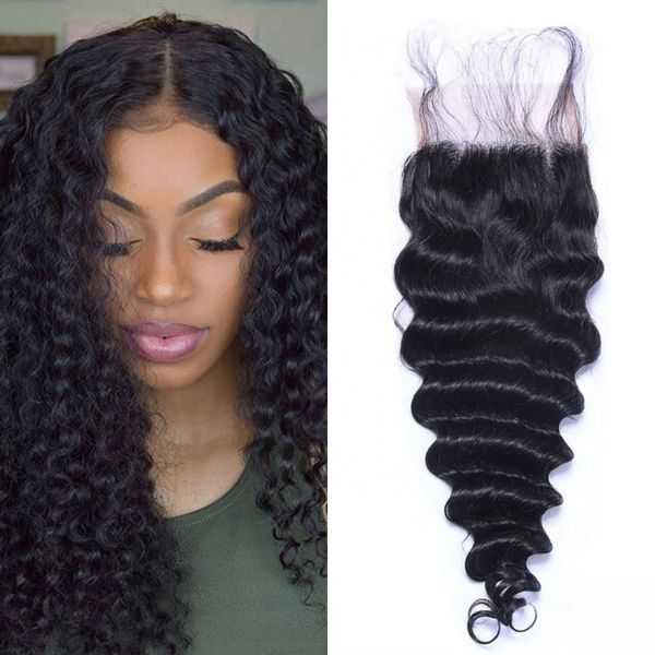 brazilian deep wave closure 4x4 human hair lace closure piece middle three way part ping, Black;brown
brazilian deep wave closure 4x4 human hair lace closure piece middle three way part ping, Black;brown