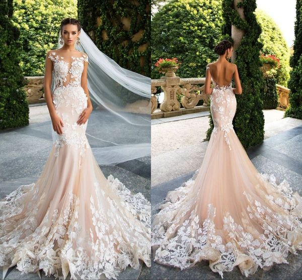 Milla nova de igner mermaid wedding dre e illu ion neck capped leeve full lace appliqued backle bridal dre e
Milla nova de igner mermaid wedding dre e illu ion neck capped leeve full lace appliqued backle bridal dre e
