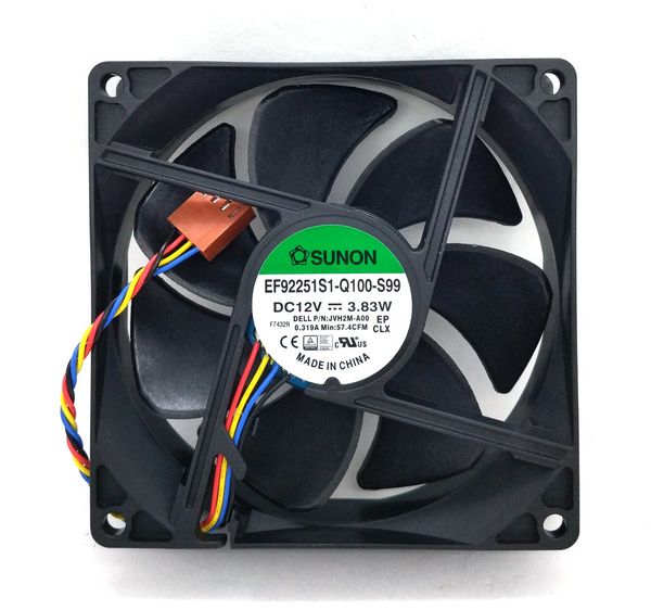 новый оригинальный sunon ef92251s1-q100-s99 dc12v 3.83 w jvh2m-a00 92*92*25 мм 9 см вентилятор охлаждения процессора компьютера
новый оригинальный sunon ef92251s1-q100-s99 dc12v 3.83 w jvh2m-a00 92*92*25 мм 9 см вентилятор охлаждения процессора компьютера