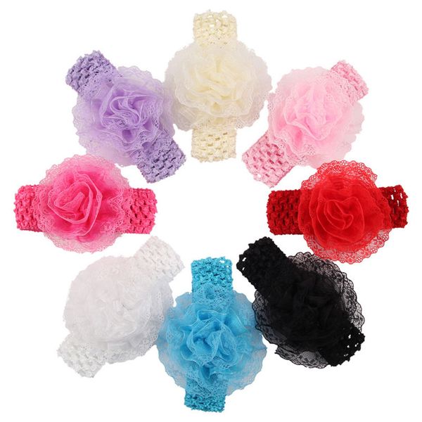 baby girls lace headbands infant solid color flower headwear children hair accessories kids fashion elastic hairbands, Slivery;white
baby girls lace headbands infant solid color flower headwear children hair accessories kids fashion elastic hairbands, Slivery;white