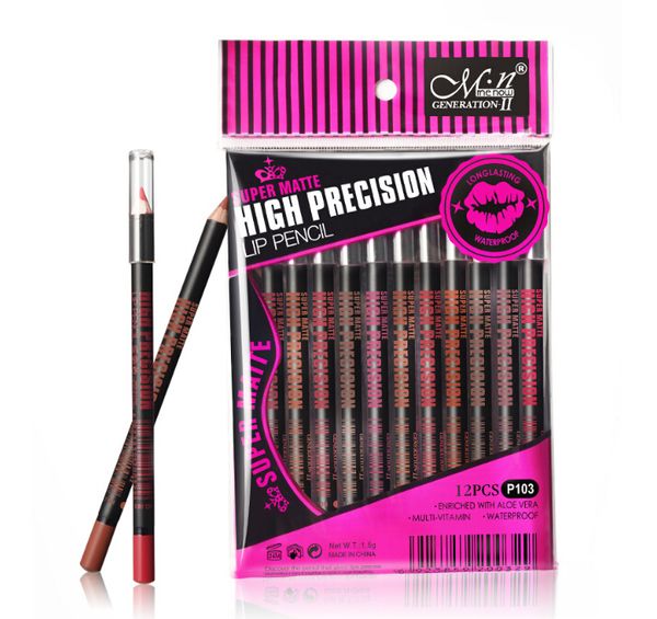 new 12pcs/set matte lipliner pencil lasting waterproof make up beauty lips cosmetics ing
new 12pcs/set matte lipliner pencil lasting waterproof make up beauty lips cosmetics ing