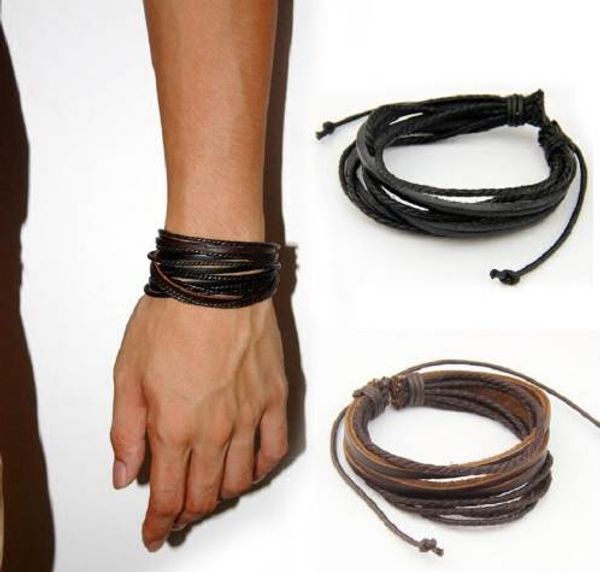 male leather bracelets bangles for men black brown braided rope fashion wrist band bracelet men jewelry lace-up swxs242, Golden;silver
male leather bracelets bangles for men black brown braided rope fashion wrist band bracelet men jewelry lace-up swxs242, Golden;silver