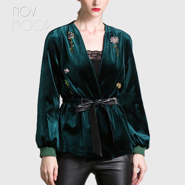 france style elegant floral beading embroidery dark green black velvet coat tie waist casaco feminino jaqueta roupas lt2234, Black;brown
france style elegant floral beading embroidery dark green black velvet coat tie waist casaco feminino jaqueta roupas lt2234, Black;brown