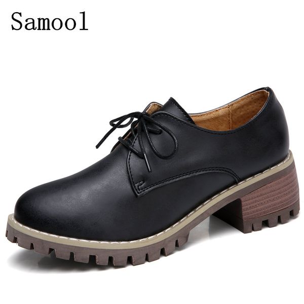 2017 women platform oxfords brogue flats shoes cow leather lace up pointed toe brand female footwear shoes for women creepers, Black
2017 women platform oxfords brogue flats shoes cow leather lace up pointed toe brand female footwear shoes for women creepers, Black