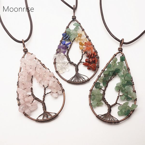 tree of life necklace pendant natural stone necklace for women reiki healing chakra waterdrop shaped handcraft jewelry hk134, Silver
tree of life necklace pendant natural stone necklace for women reiki healing chakra waterdrop shaped handcraft jewelry hk134, Silver