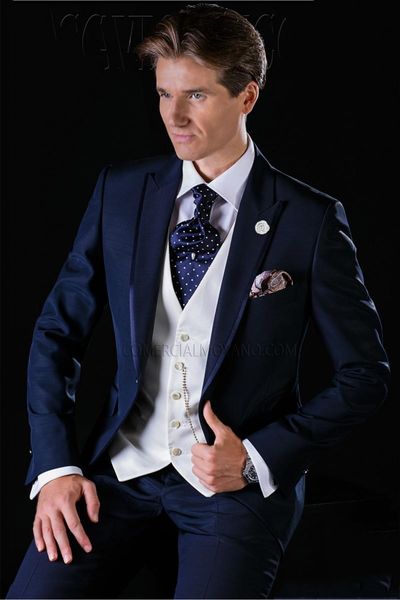 fashion navy blue 3 piece suit groom tuxedos bridegroom groomsmen blazer men wedding business party prom suits(jacket+pants+tie+vest) 1184, Black;gray
fashion navy blue 3 piece suit groom tuxedos bridegroom groomsmen blazer men wedding business party prom suits(jacket+pants+tie+vest) 1184, Black;gray