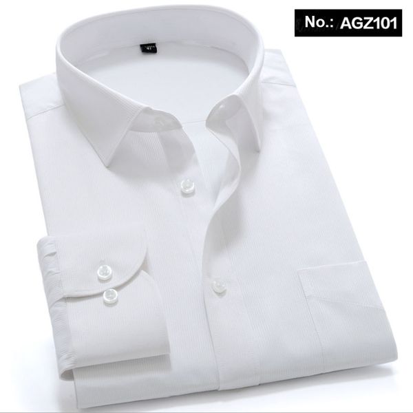 men's business formal brand shirts cotton long sleeve stripped/twill male shirt, White;black
men's business formal brand shirts cotton long sleeve stripped/twill male shirt, White;black