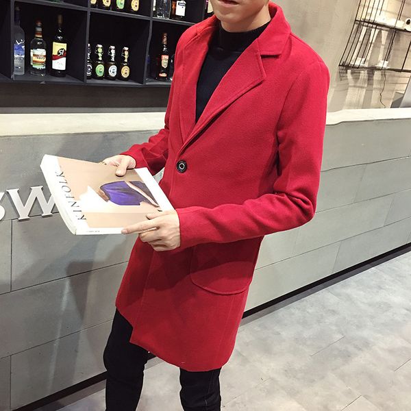 casual long sleeve long wool coat fashion warm wool blend coat and jacket solid single breasted men coats autumn winter, Black
casual long sleeve long wool coat fashion warm wool blend coat and jacket solid single breasted men coats autumn winter, Black